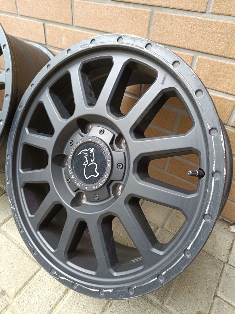 Felgi Aluminiowe 18 Cali 5x160 8Jx18 ET48 BLACK RHINO - Transit Custom