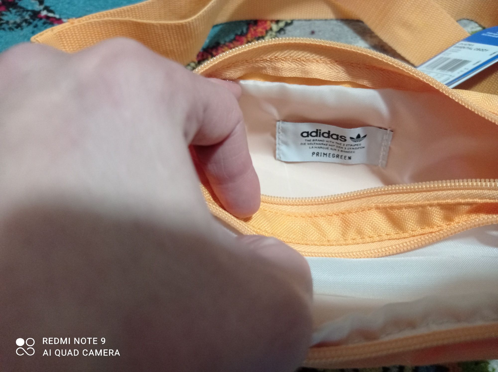 Бананка, сумка через плечо adidas оранжевая
