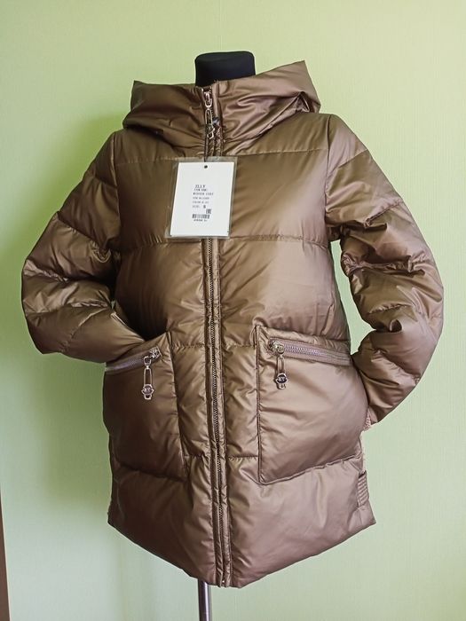 Куртка бронза латекс р. S осінь-зима, ZLLY