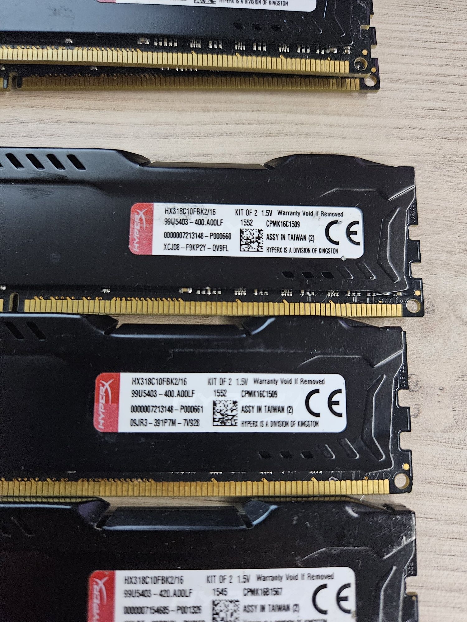 Оперативная Память Kingston, Corsair, GSkill 2x8Gb (16Gb) DDR3-1866Mhz