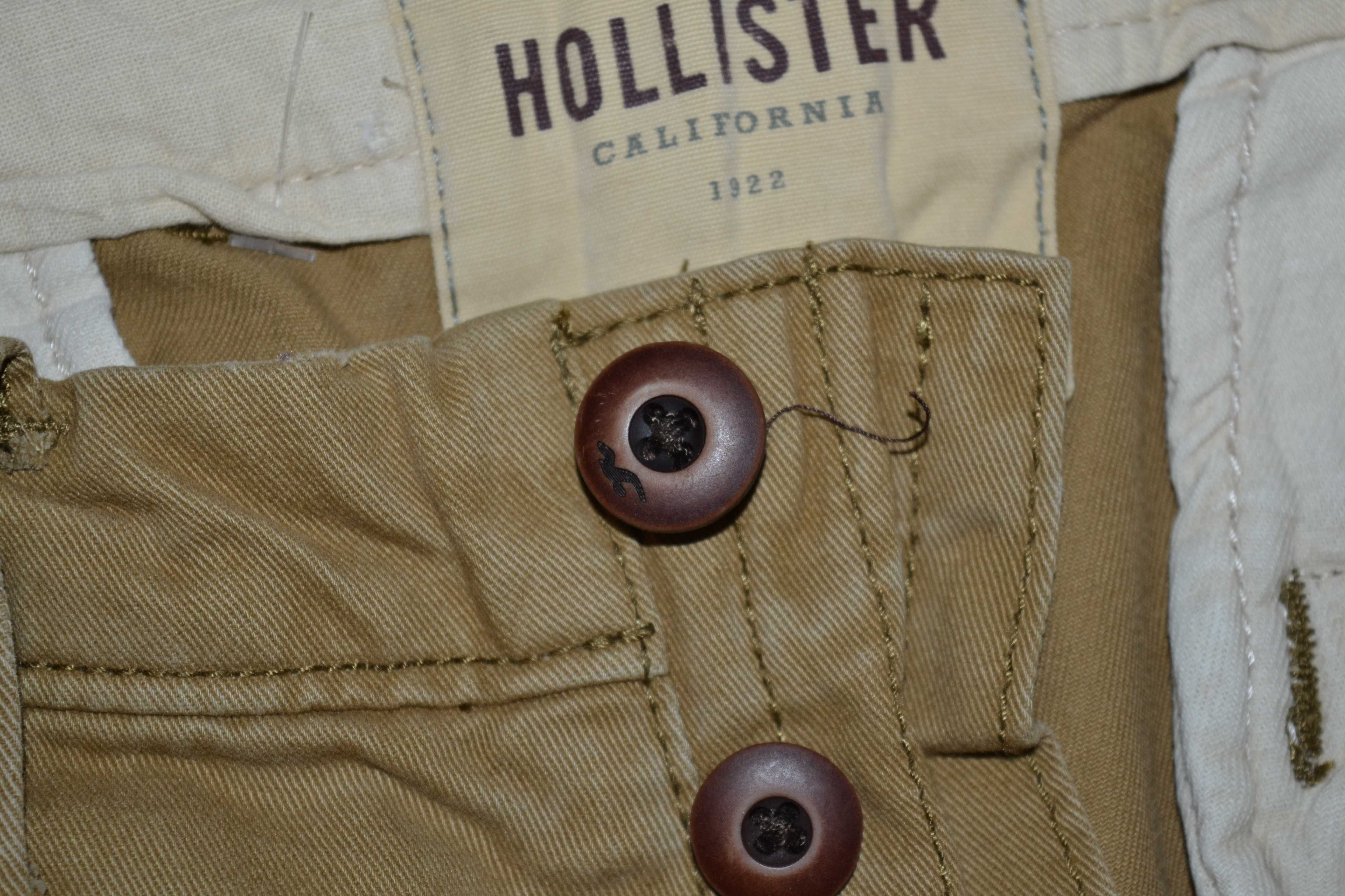 Hollister by Abercrombie _ spodnie chinosy eleganckie _ 32/30 pas 86cm