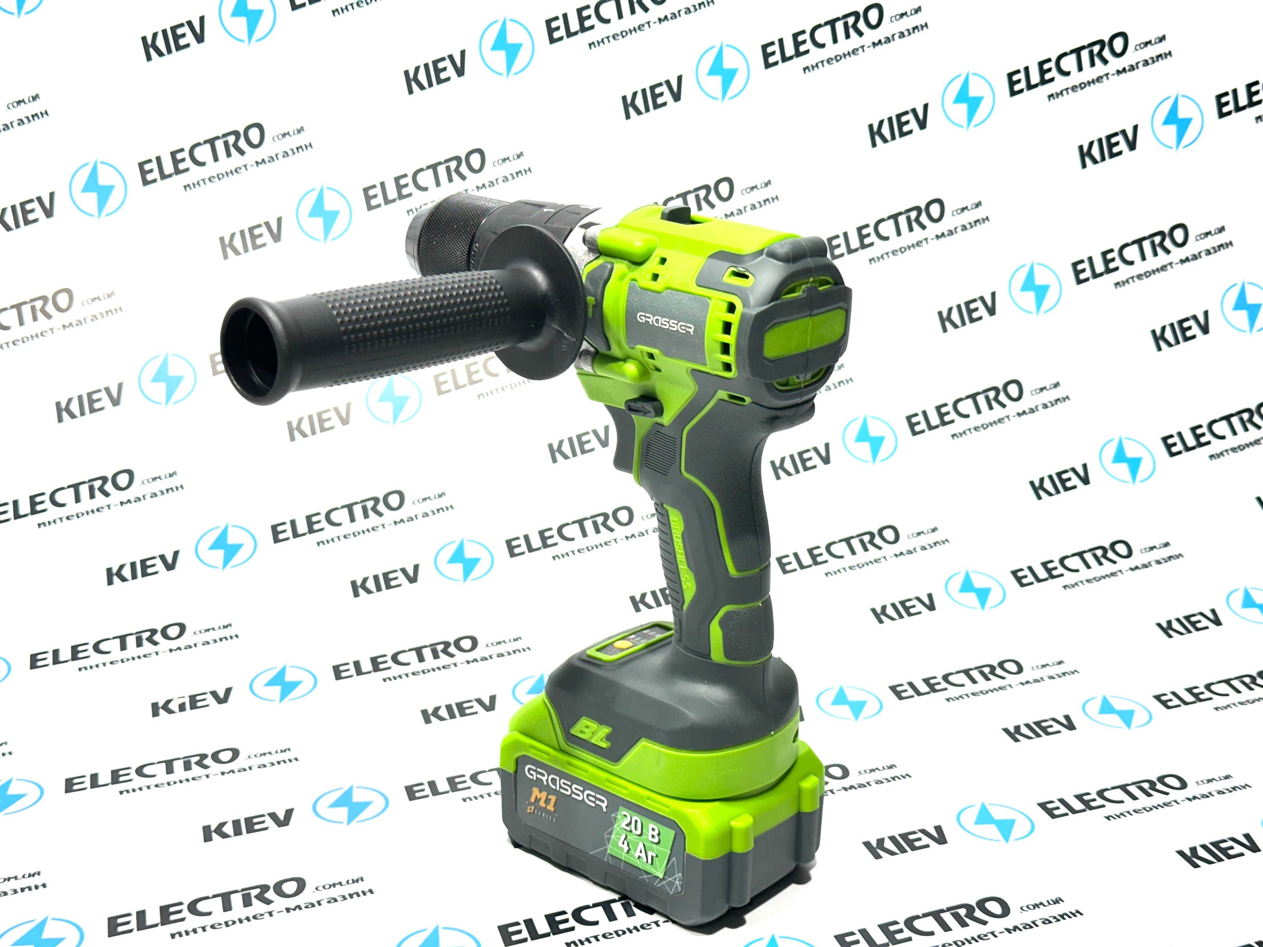 Шуруповерт бесщеточный ударный Grasser GСD 65TT (65HM/20V/4Ah)
