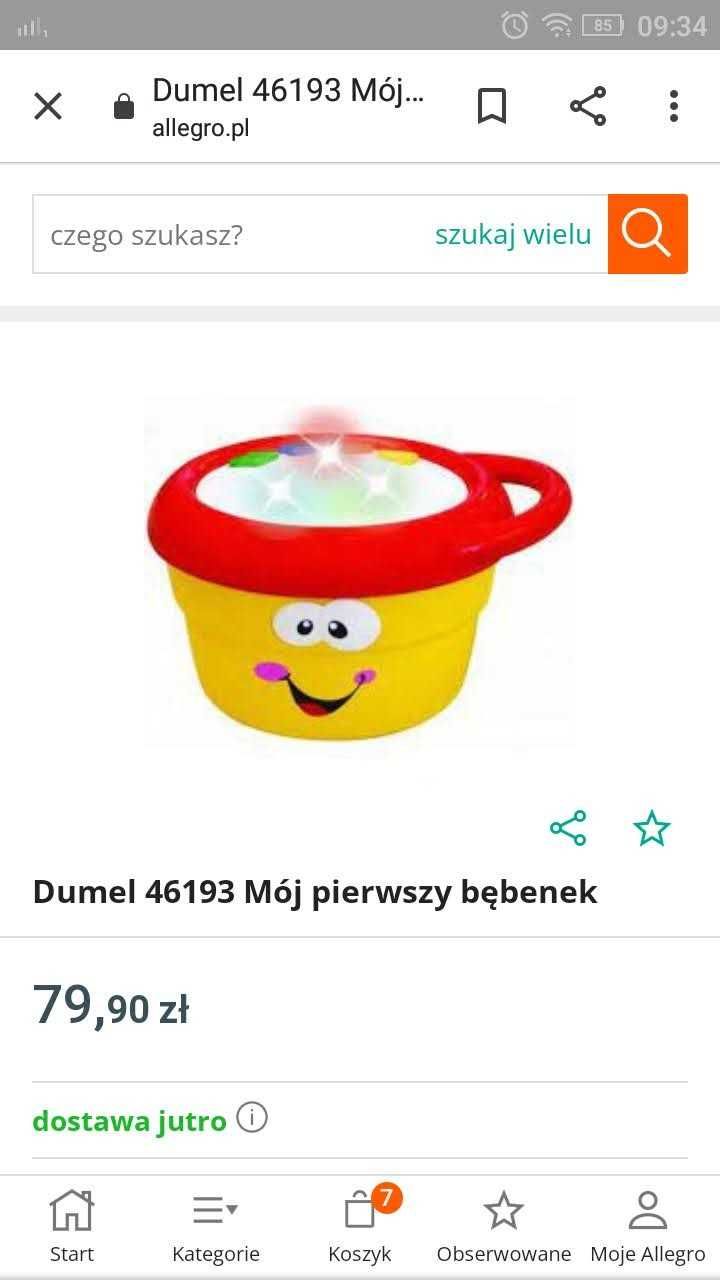 Bębenek interaktywny Dumel