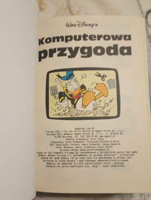 Kaczor Donald Mega Gigant tom 45 i 46