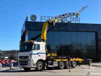 Volvo FH 520 8x4 HMF ODIN K6 EURO 5 FLY JIB HDS Żuraw Tridem  Volvo FH 520 8x4 HMF ODIN K6 EURO 5 FLY JIB HDS Żuraw Tridem