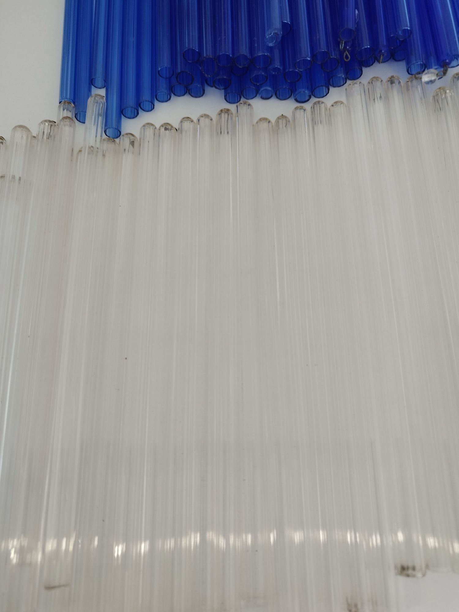 Tubos em vidro para artesanato