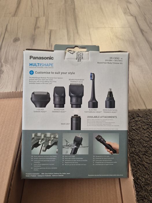 Zestaw trymujący do brody włosów i ciała