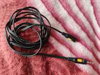 Kabel audio z gniazdem i wtyczką Jack 3,5 mm przedłużacz
