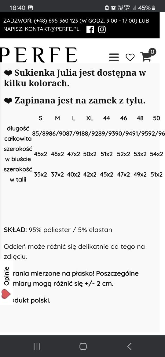 Sukienka PLUS SIZE roz 44 komunia