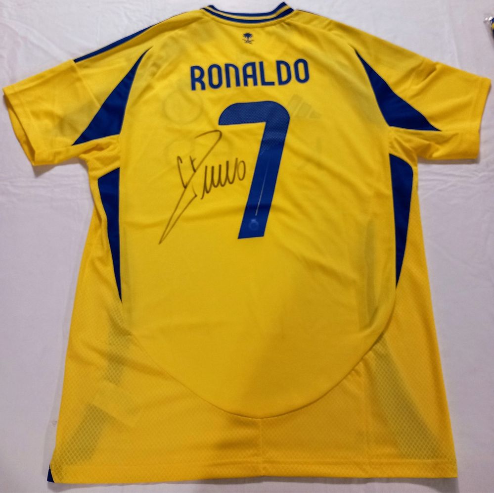 Camisola Cristiano Ronaldo Assinada - Al Nassar - com COA