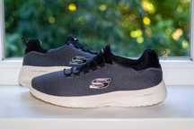 ‼️Кросівки Skechers Dynamight Lite Weight 58360 BLK Gray 44 р оригінал