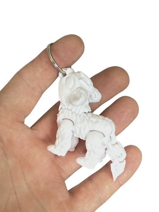 Brelok ruchoma krówka, druk 3D, dekoracja-mini figurka-zabawka-prezent