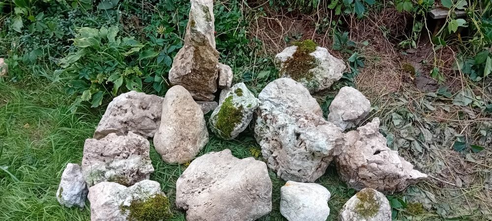 Zestaw kamieni wapiennych  tzw ostańcow