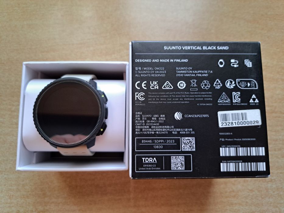 Smartwatch Suunto Vertical Black Sand jak nowy