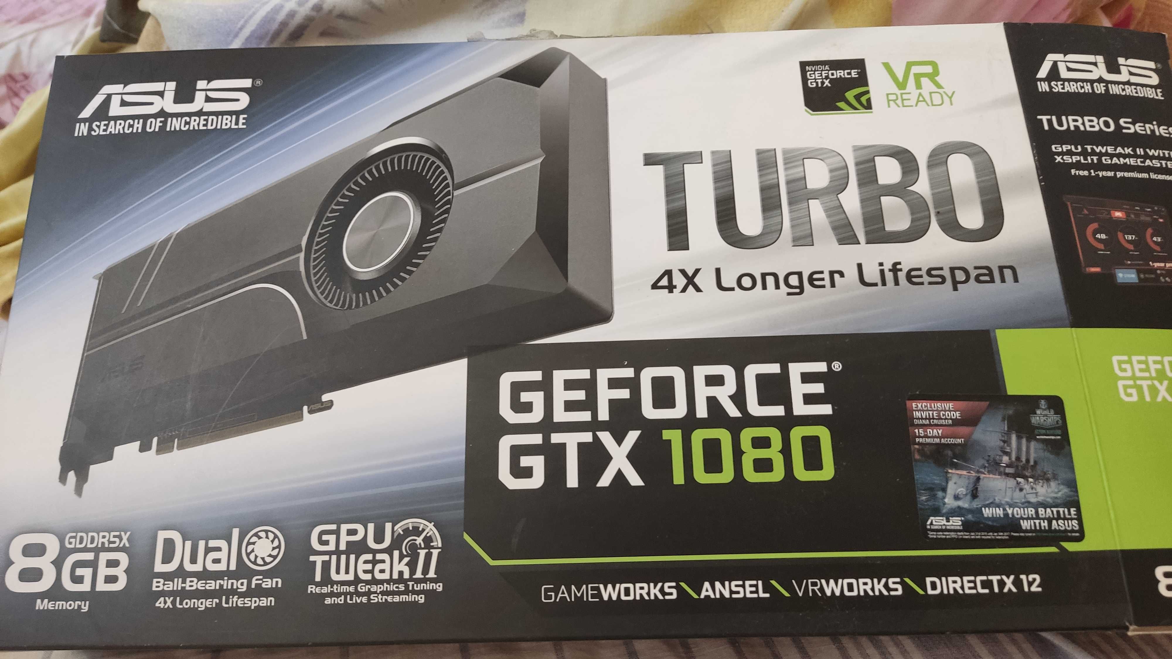 Відеокарта Asus GTX 1080 TURBO