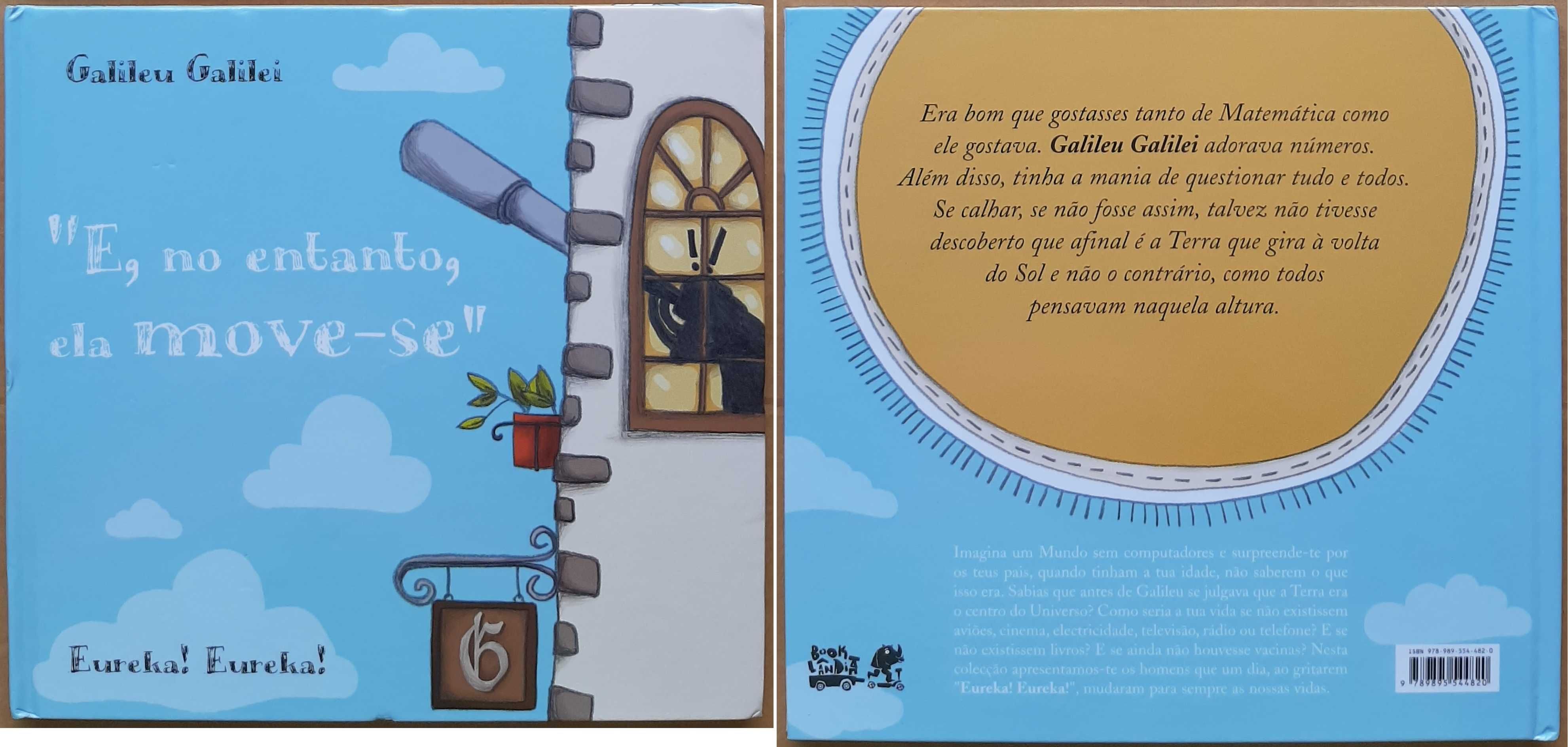 Livros coleção Eureka! Eureka! - Sobre personagens da nossa história.