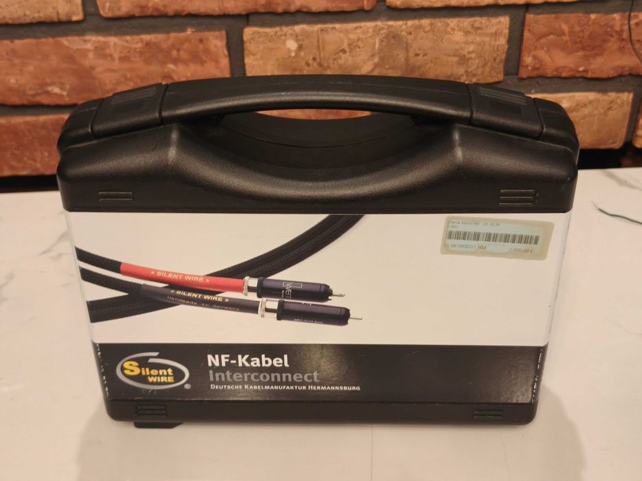 KABEL SILENT WIRE NF 38 XLR 1M ! Jak nowy ! Sklep 2000€ !!! HI-END