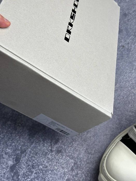 Rick Owens Ramones jumbo laces laces abstract кедв кроссовки черные 43