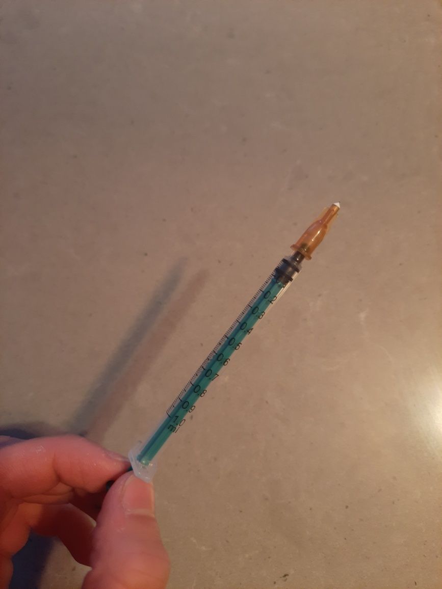 2 strzykawki 1ml