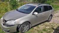 VW GOLF V 5 Kombi 1,9 TDI 2008 77kW Warszawa uszkodzony