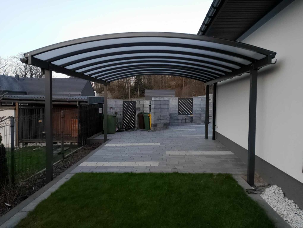 Aluminiowa Wiata samochodowa Garażowa wym. 3x5m  Carport