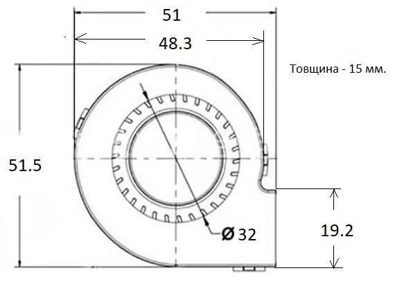 Вентилятор куллер турбинка улитка для фена паяльных станций.