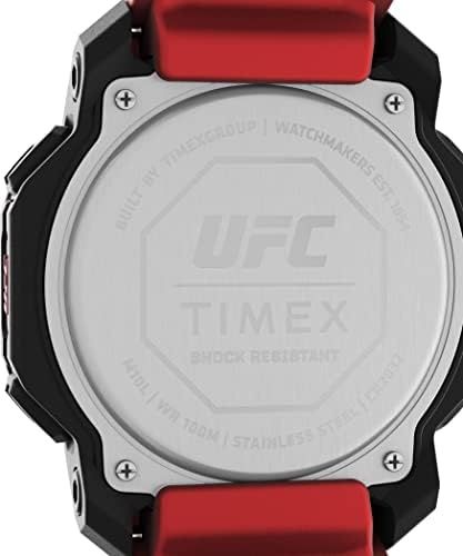 Zegarek Timex TW2V88200 Strength Knockout UFC 48 mm czerwony pasek new