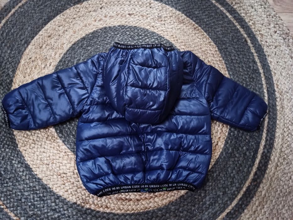 Kurtka granatowa Reserved lekka pikowana na jesień wiosnę r. 74