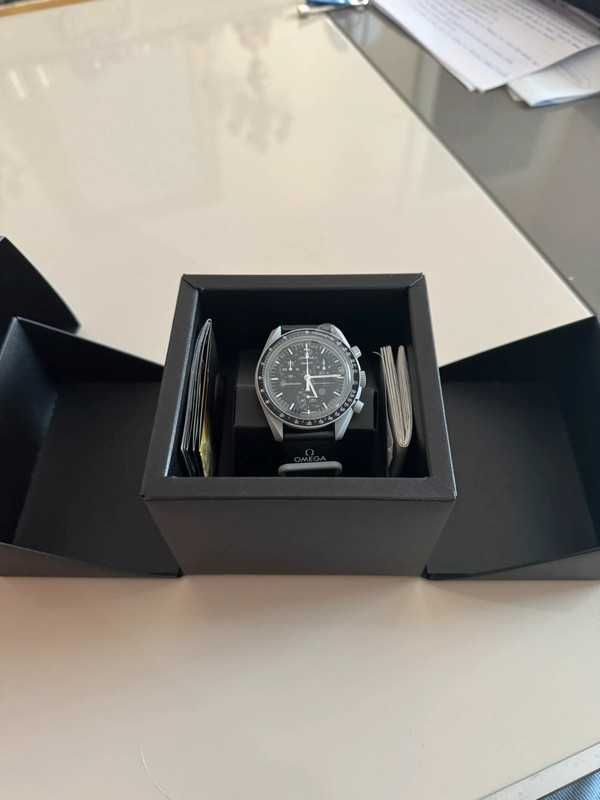 Omega x Swatch Księżyc Edycja Lim.: Szary Technologią Bioceramicznej