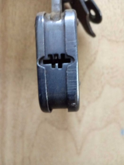 Старинный навесной замок  с петлями  ( клеймо )