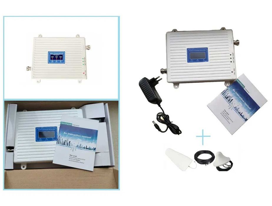 GSM DCS 3G 4G репітер підсилювач зв'язку 900MГц WCDMA 2100  МГц