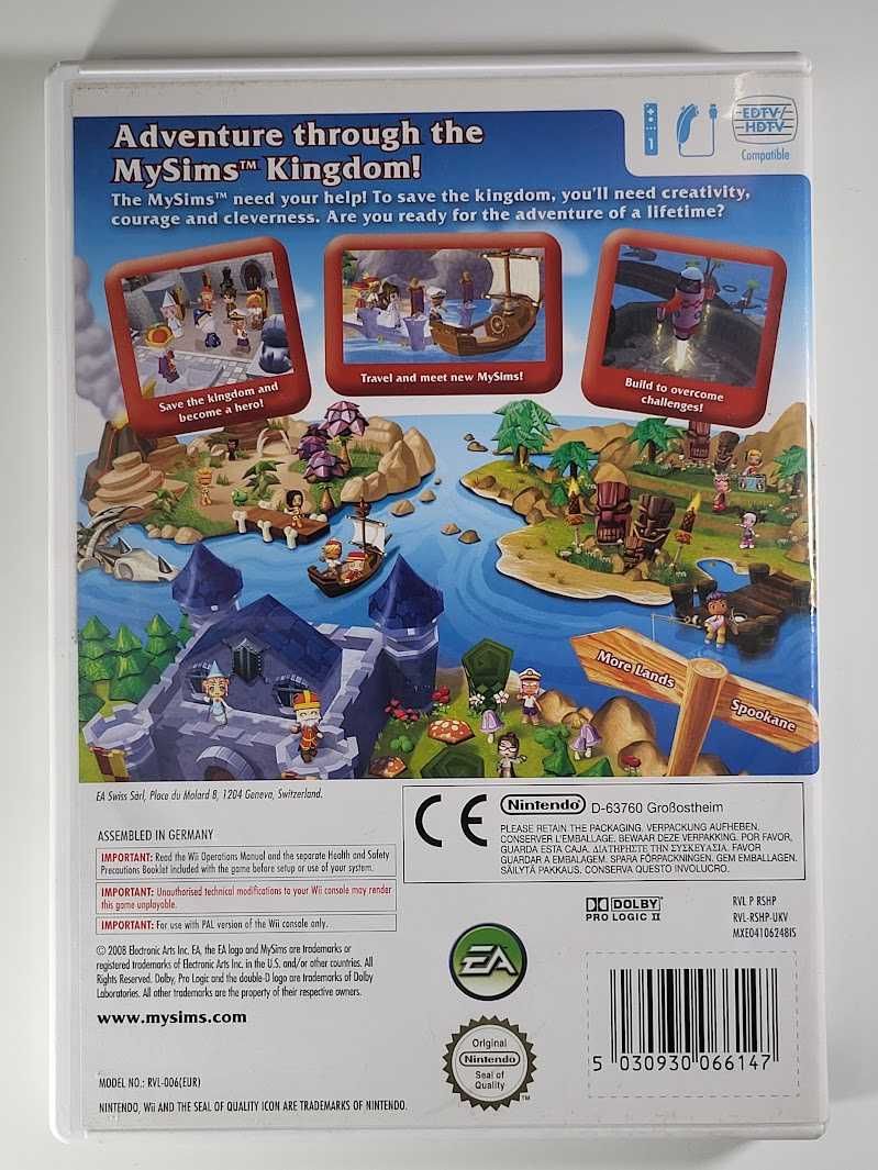 MySims Kingdom / Gra Nintendo Wii / Sklep z grami / Mokotów / Warszawa