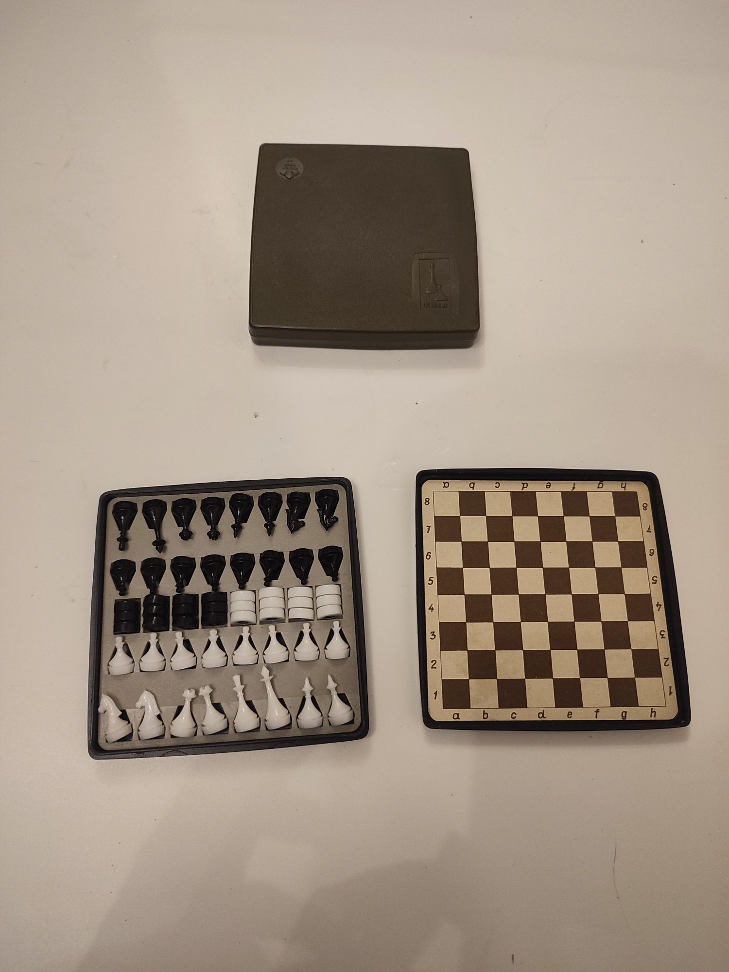 Mini  warcaby podróżne vintage prl ZSRR lata 70