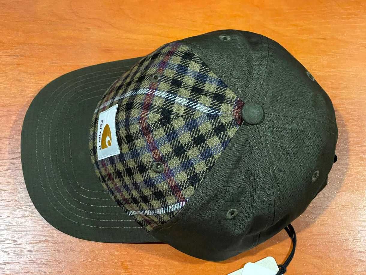 Carhartt wip highbury cap cypress asher check кепка бейсболка оригінал