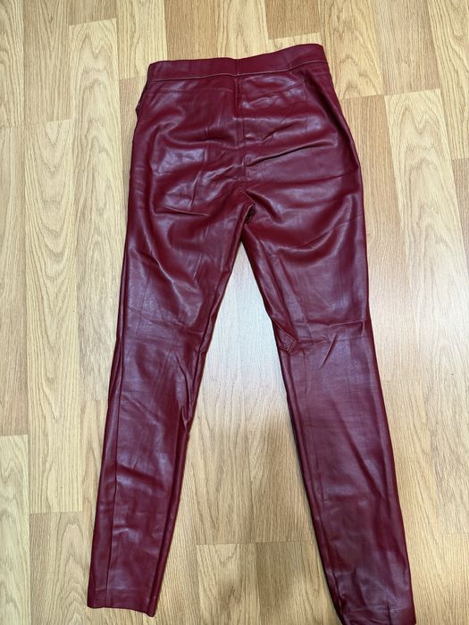 Стильні штани з штучноі шкіри