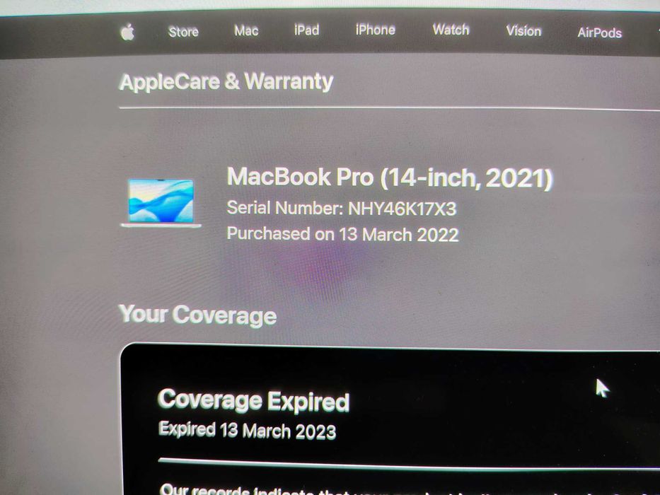 Apple MacBook Pro 14, 16/512GB, Excellent Condition, 105 Cycle Count