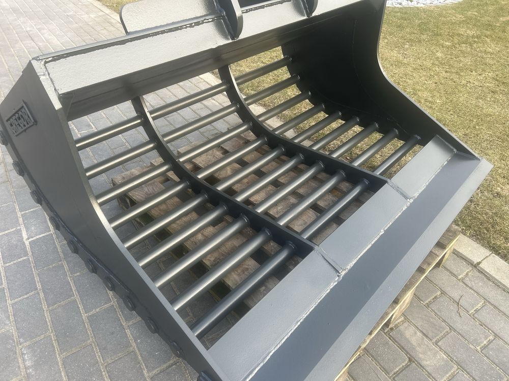 PROMOCJA Łyżka ażurowa do przesiewania kamieni gruzu L1500 1,5m S60