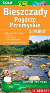 Mapa tur - Bieszczady i Pogórze Przemyskie