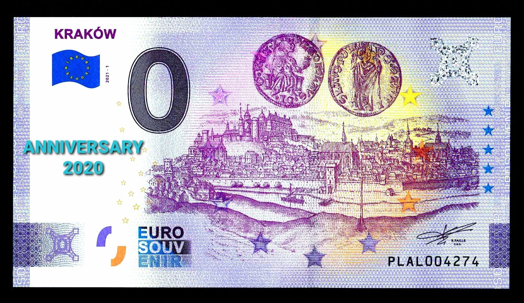 0 euro Kraków Anniversary