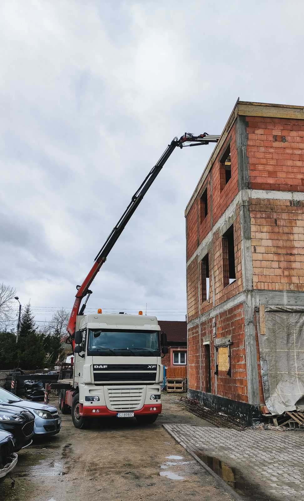 TRANSPORT USŁUGI HDS do 7,5t udźwigu, do 25m zasięgu do 21t ładowności