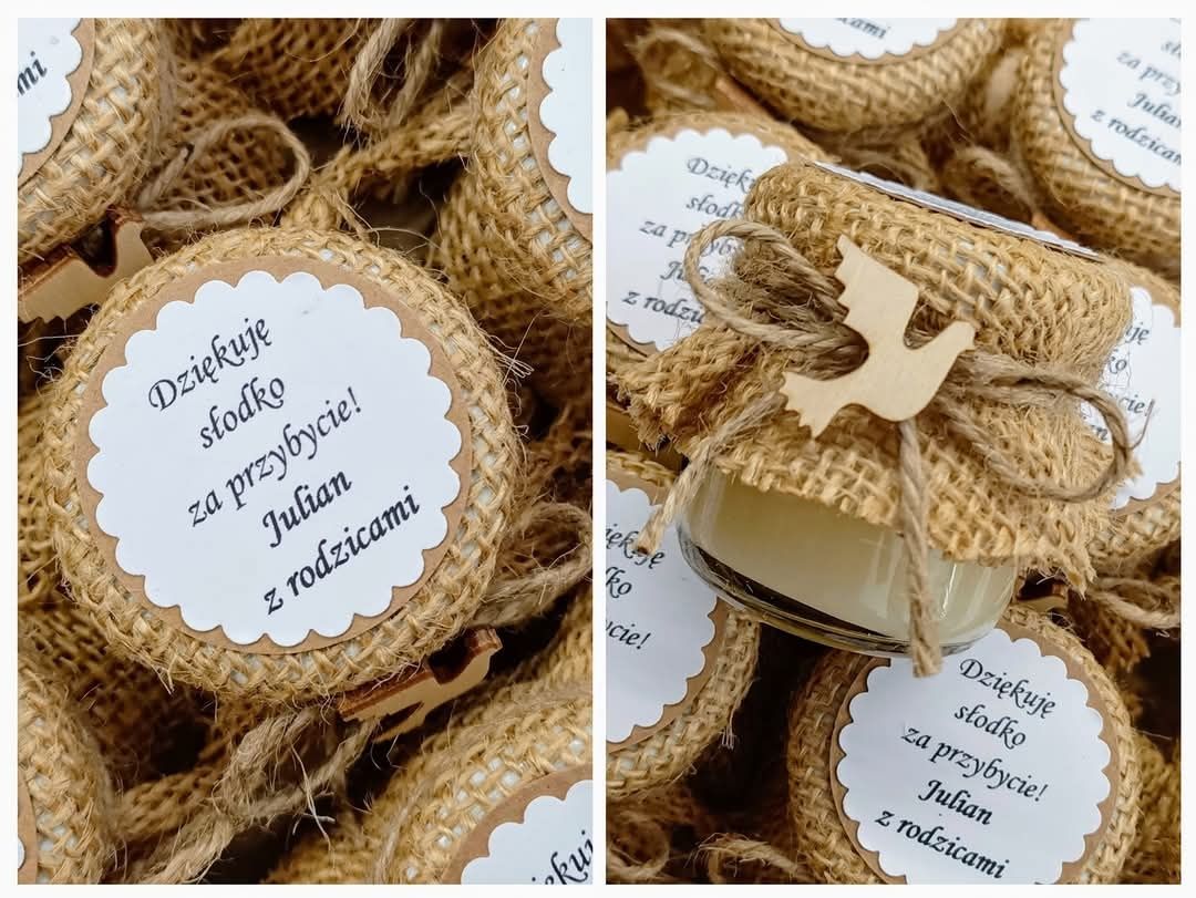 Podziękowania dla gości miód 40, 80, 130 ml