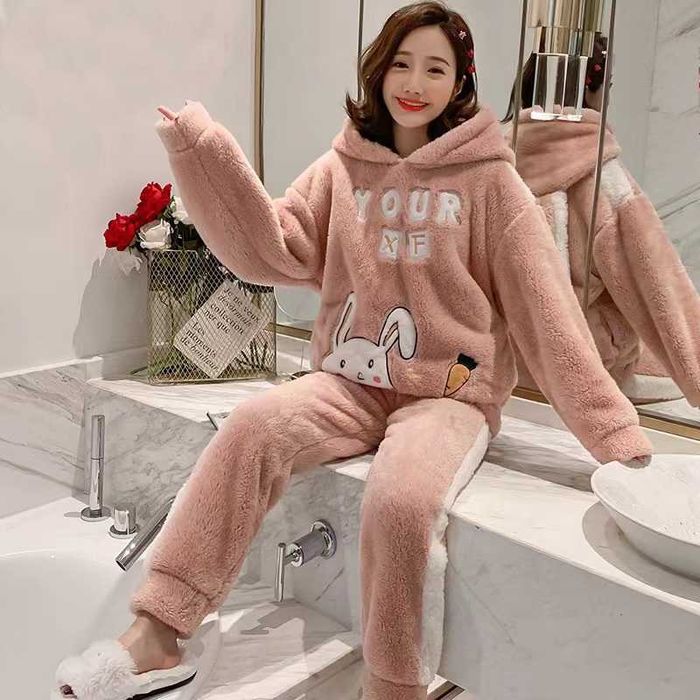 женская теплая пижама махра, вельсофт, байка разные