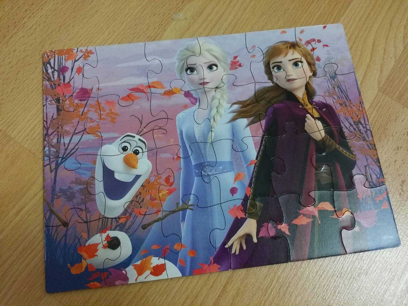 деревянный пазл Frozen Disney