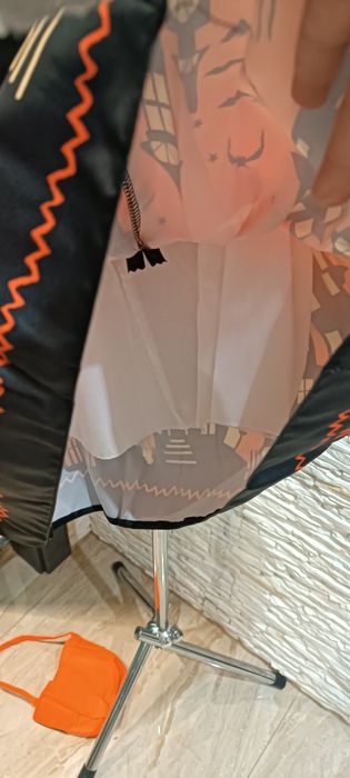 Strój halloweenowy dyni, przebranie dla dziewczynki r.110