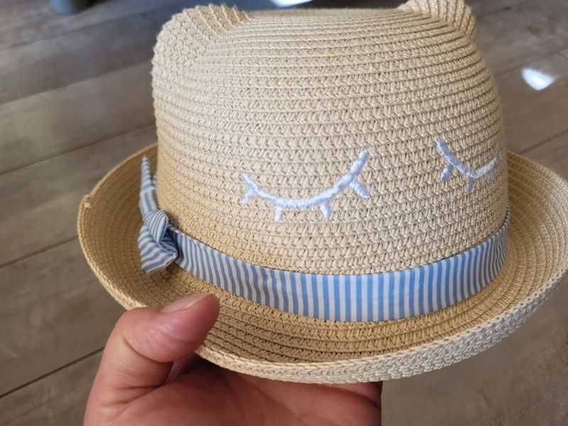 H&M Nowy kapelusz 6-7 lat kotek