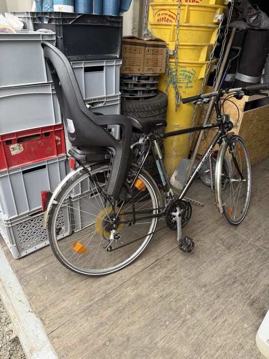 Rower miejski z fotelikiem