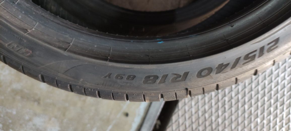 Pneus 215 40  R 18 Pirelli semi novos