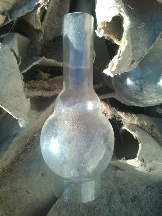 Нове заводське скло 53 мм гасової лампи СРСР стекло керосиновая лампа