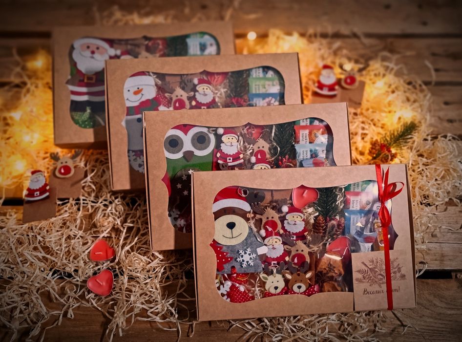 Новогодний подарок сюрприз на праздник маме, подруге, коллеге, учителю