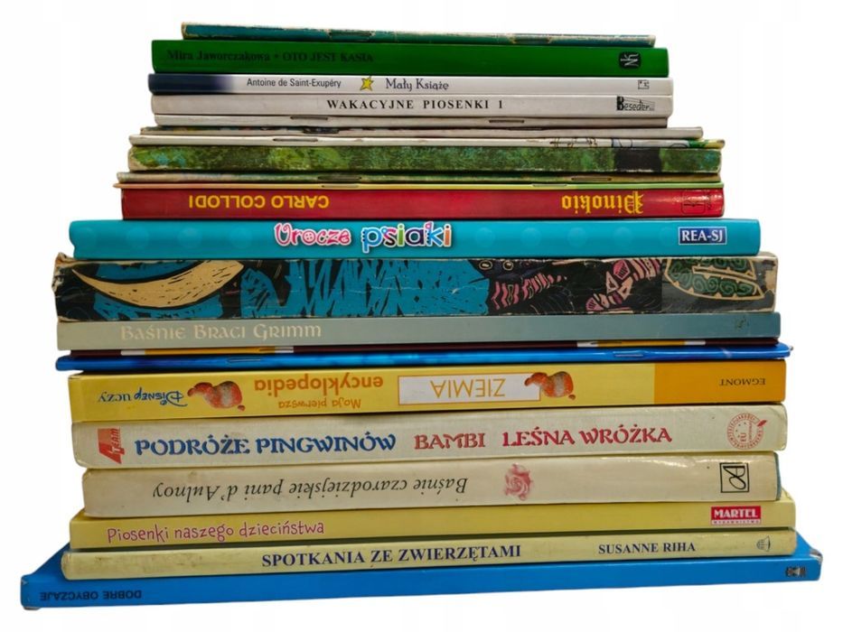 23x Książki dla dzieci klechdy domowe baśnie braci Grimm Urocze